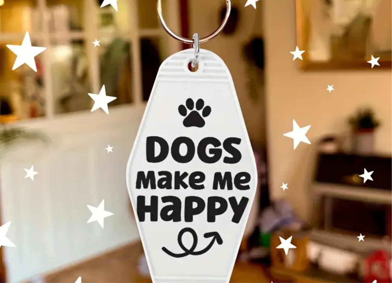 motel dogs keychain