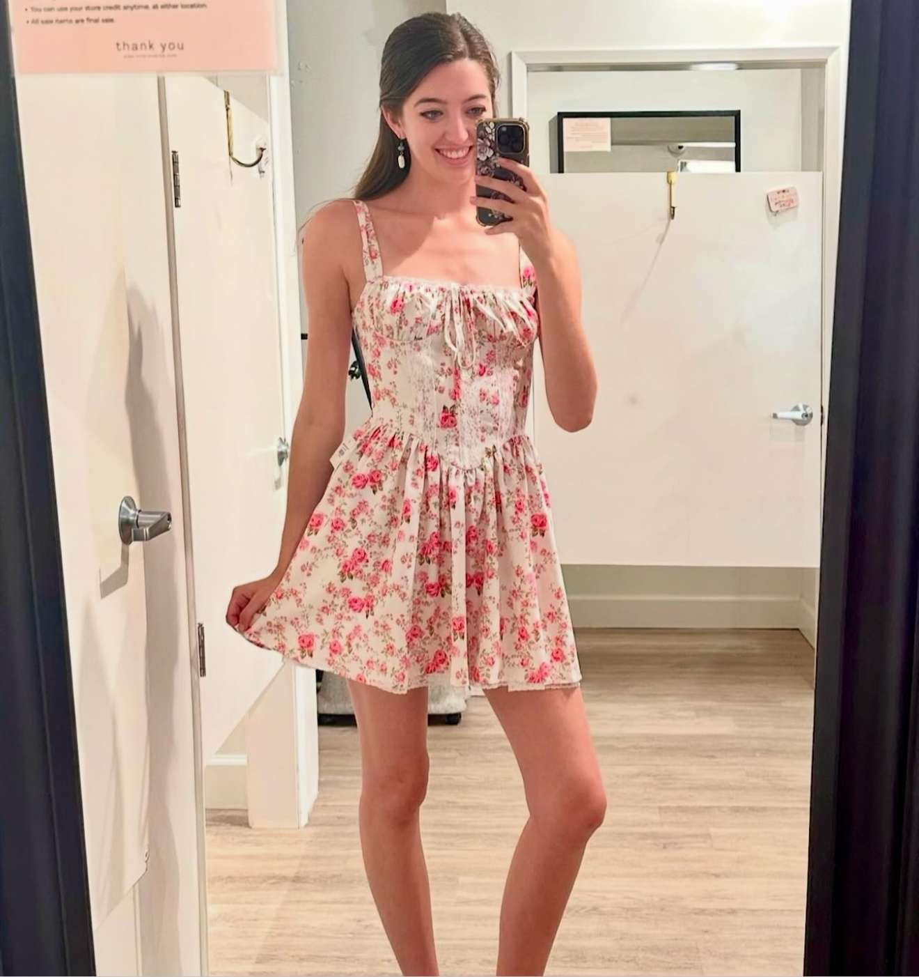 Ava corset mini dress