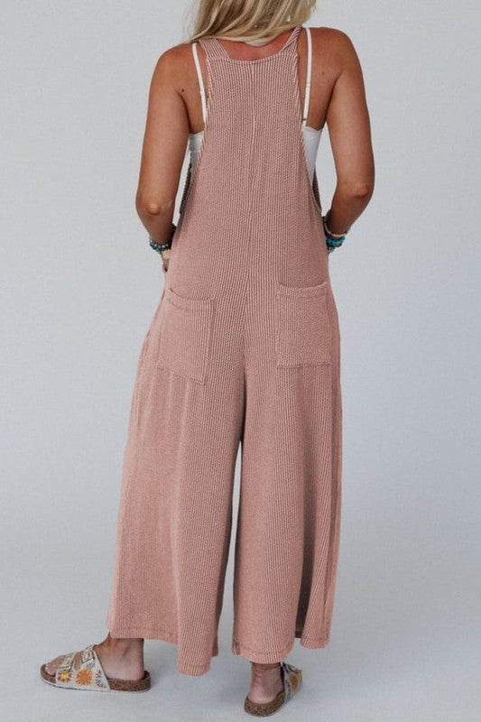 ada ribbed cute overalls