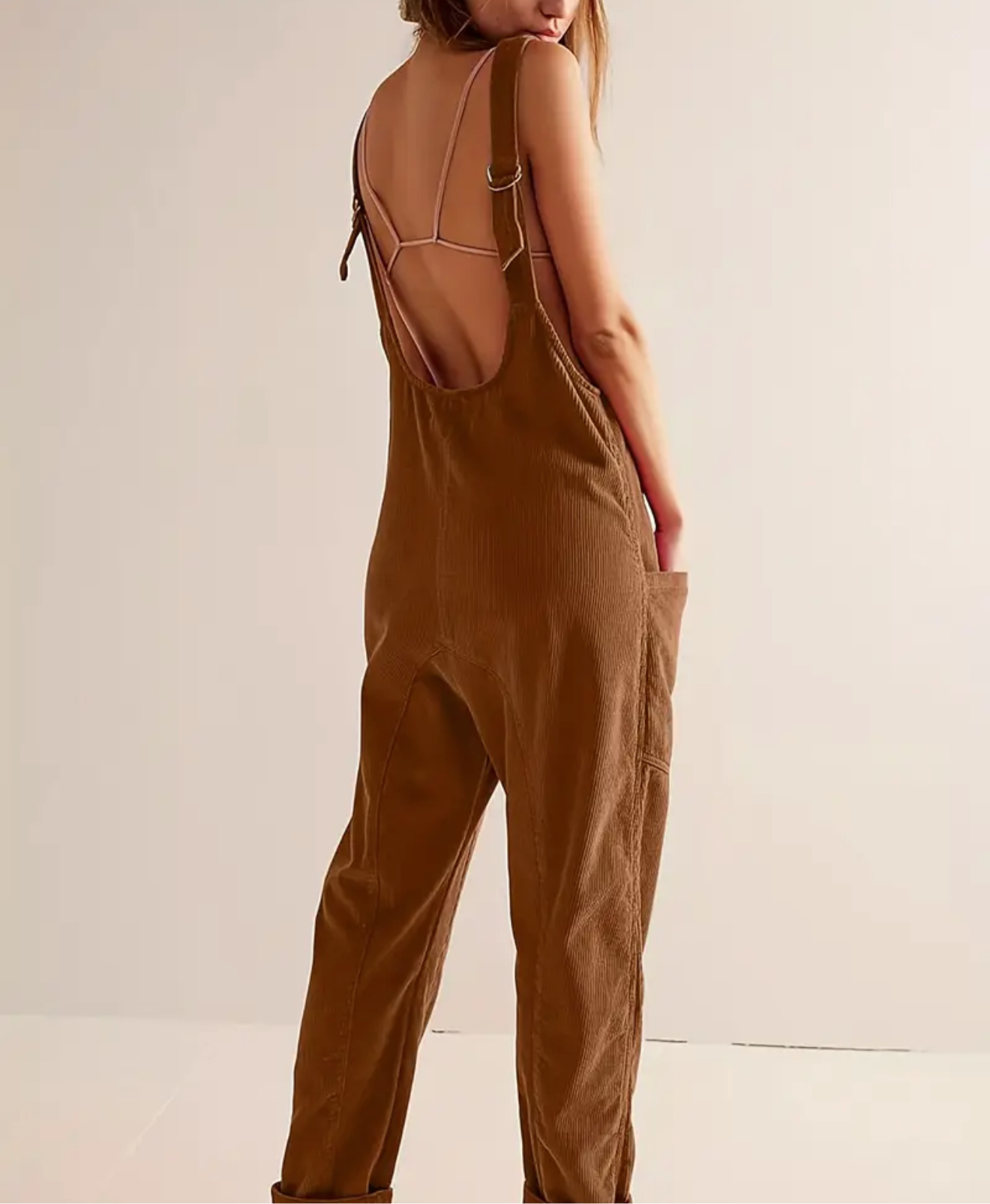 corduroy soft overalls