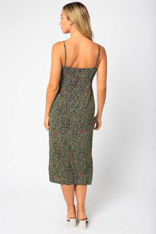 olivaceous maddie midi dress