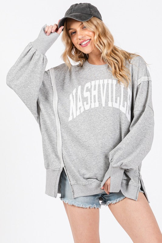 Nashville terry pullover