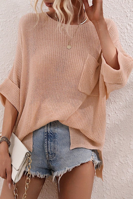 miss sparkling knit top