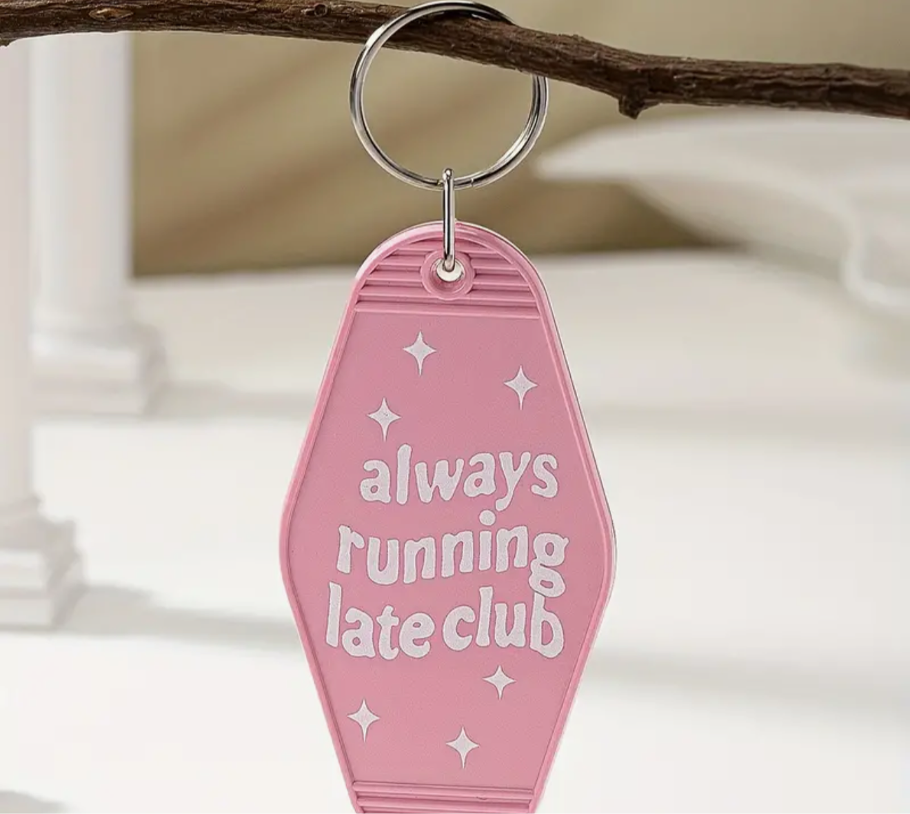 motel late keychain