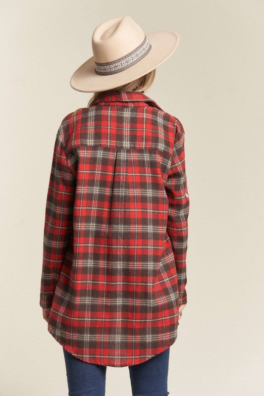 madalyn classic flannel button down