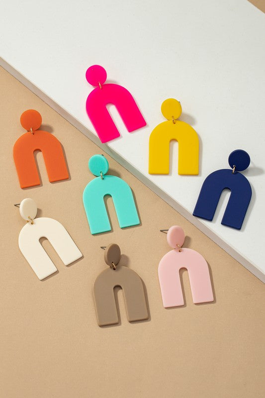 Arlo acetate earrings