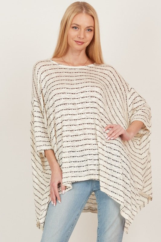 shop LA dani boxy knit top