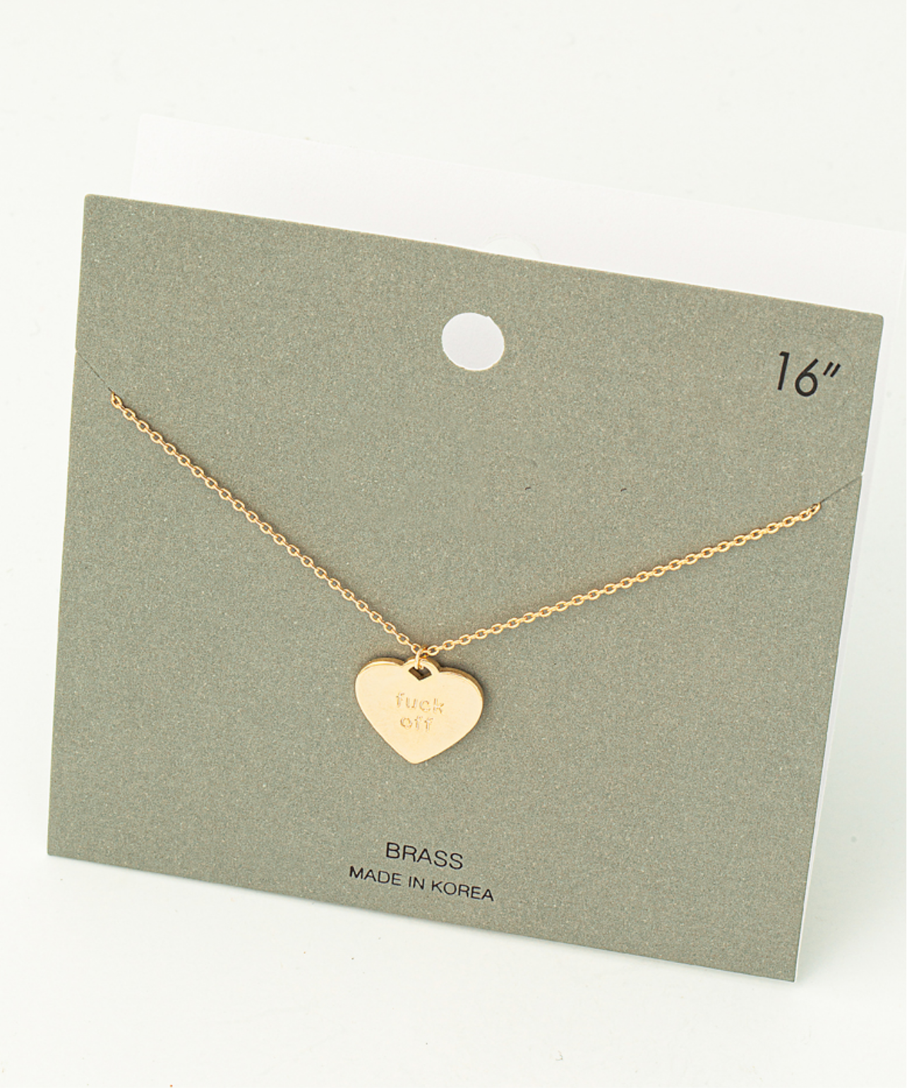 fuck off necklace