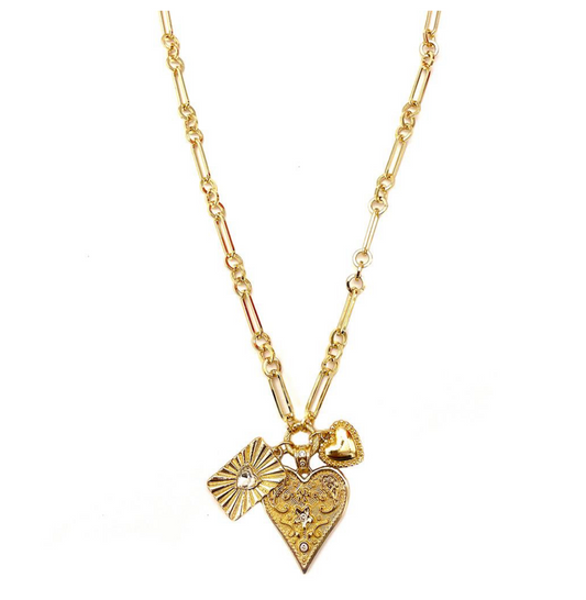 heart charm necklace