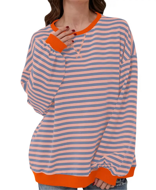 alex stripe pullover