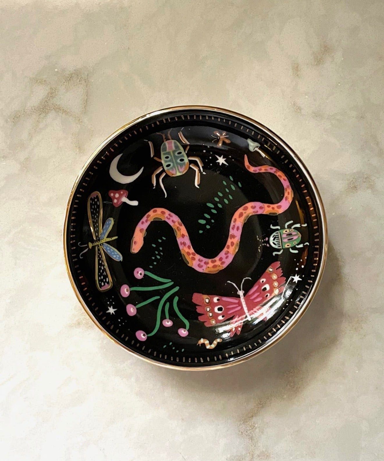 idlewild snake trinket dish