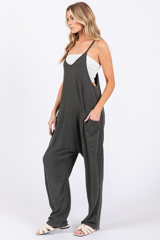 sewn LA ribbed jumpsuit